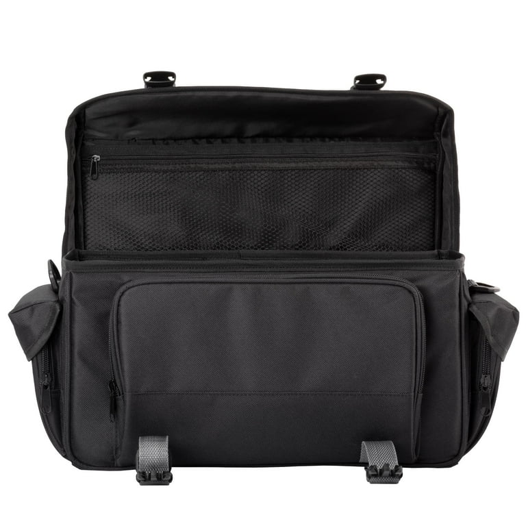 Ultimaxx Water Resistant Gadget Bag for Electronics Adjustable Padded Dividers for Customization Larger with Dual Buckles