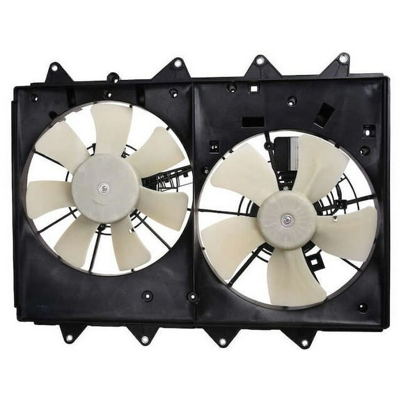 Auxiliary Fan Assembly - Compatible with 2007 - 2015 Mazda CX-9 2008 2009 2010 2011 2012 2013 2014