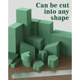 thumbnail image 5 of 1 Pc Wet Floral Foam Blocks, Happon Green Flower Foam Bricks Arrangement Supplies for Artificial or Fresh Flowers (8.85 x 4.13 x 2.55 in), 5 of 8