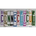 thumbnail image 1 of Plaque d'Immatriculation en Métal de Style Connecticut, 1 of 1