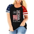 thumbnail image 2 of Fabrcox L-5XL 250th Anniversary USA Shirt 1776-2026 Flag Print 4th July Shirts for Women Independence Day Freedom Patriotic Shirts for Women Funny, 2 of 6