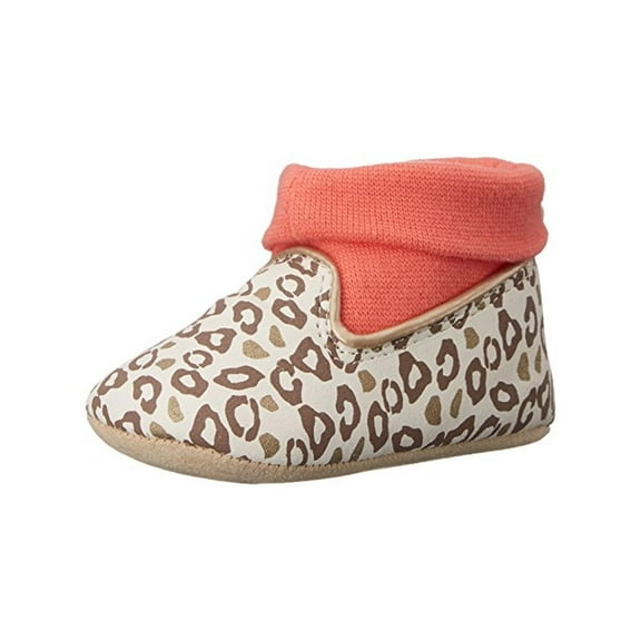 Rosie Pope Kids Footwear Playful Leopard Print Infant Girls Crib Shoes