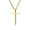 Gold, variant on Faith Cross Necklace, Jesus Christ Cross Chain, Unisex