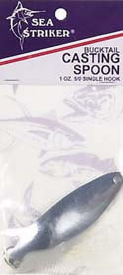 Sea Striker SES300-12 Nickel Plated Casting Spoon, 3 oz, 4 3/8 Bulk 