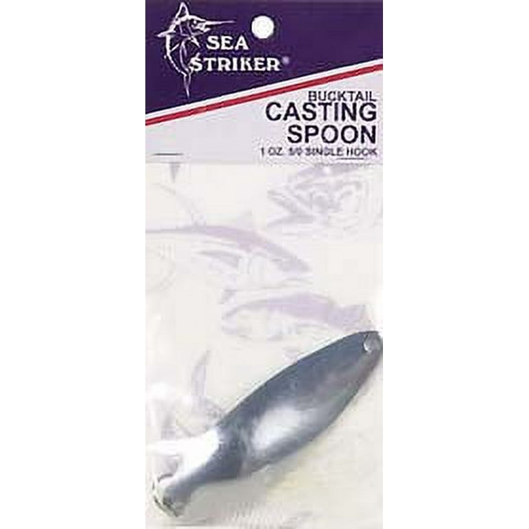 Sea Striker Casting Spoon with Bucktail, 3 oz