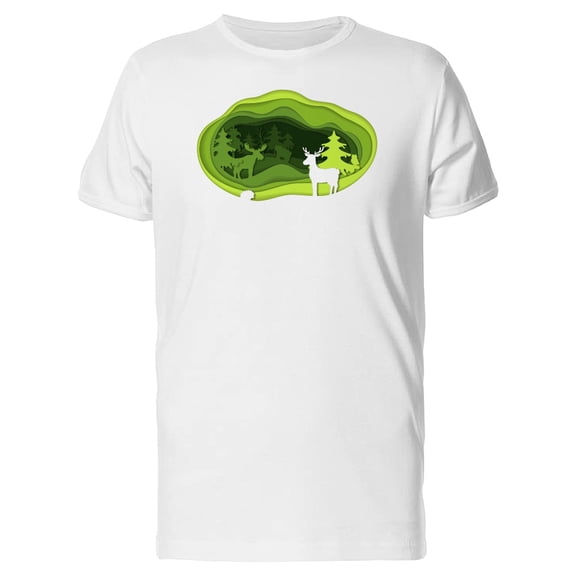 Forest Animals In A Landscape Tee Men's -Image by Shutterstock