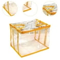 thumbnail image 6 of QSTDGVPW Book Storage Organizer Dustproof Portable Spacious Capacity File Storage Box Yellow, 6 of 9