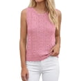 thumbnail image 6 of BTFBM Crochet Tops for Women Sleeveless Knit Sweater Vest Tank Top Summer Spring Cover Ups Beach Vacation Clothes, 6 of 10