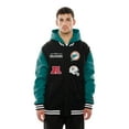 thumbnail image 6 of Men's New Era Black Miami Dolphins Full-Snap Fleece Hoodie Jacket, 6 of 7