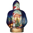 thumbnail image 2 of Merry Christmas Australian Shepherd Santa Hat Xmas Tree Winter Holiday All Over Print 3D Hoodie Unisex Merch Hoodies Aussie Dog Lover Gifts - 01013, 2 of 6