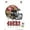 Poster & Push Pin Bundle, variant on NFL San Francisco 49ers - Drip Helmet 20 Wall Poster, 22.375" x 34"