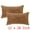 Brown, variant on Unique Bargains 4 Pcs Checkered Faux Fur Plush Throw Pillow Covers Home Decor Pillowcases Grey 12" x 20"