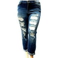 thumbnail image 2 of Cello WOMENS PLUS SIZE  Denim Jeans Ripped Distressed strech pants, 2 of 4