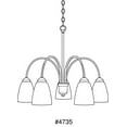 thumbnail image 2 of P4735-09-Progress Lighting-Gather - Chandeliers Light - 5 Light in Transitional and Traditional style - 23 Inches wide by 17.5 Inches high-Brushed, 2 of 2