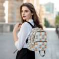 thumbnail image 6 of FORMRS Mini Backpack Purse for Women Quilted Travel Daypack Casual Shoulder Bag, Cartoon Floral Dog Pattern, 6 of 7