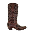 thumbnail image 2 of Corral Ladies Tan  Black Inlay, Embroidery  Stud Leather Boots A4083, 2 of 4