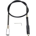 thumbnail image 1 of (2 uds) extensión de eje de taladro Flexible portabrocas sin llave accesorio de herramienta Compatible con Dremel, 1 of 5