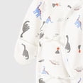 thumbnail image 5 of CAUYDY 0 3 6 9 Months 1T 2T Newborn Boy Coming Home Outfits Baby Sleepwear Preemie Long Sleeve Romper Infant Boys Pajamas Fall Winter Toddler Bodysuit Light Gray for Sizes 3-6 Months, 5 of 6