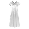 thumbnail image 3 of Birdeem Robe d'Été Mode Femme Col en V Dentelle Manches Courtes, 3 of 12