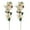 As Shown 3, variant on Gymnture 2pcs Christmas Flower Stems Christmas Flower Decoration Xmas Flower Picks