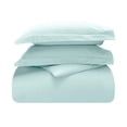 thumbnail image 2 of Superior Cotton Flannel Solid Duvet Cover Set, Twin, Light Blue, 2 of 10