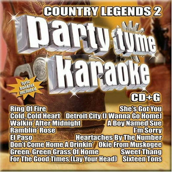 Various Artists - Party Tyme Karaoke: Country Legends, Vol. 2 - Country - CD
