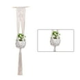 thumbnail image 2 of fastboy Support de Pot de Fleurs Intérieur Extérieur Panier Suspendu Corde en Coton Support de Pot de Plante WD014, 2 of 7