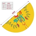 thumbnail image 5 of Kll 48" Christmas Tree Skirt Bless This Home Xmas Tree Skirts Mat For New Year Xmas Holiday Party Indoor Outdoor Home Decoration, 5 of 9