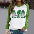 thumbnail image 1 of Pntutb Navidad moda mujer Casual manga larga impreso señoras sudaderas tops Pntutb Pntutb-2430, 1 of 6