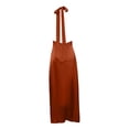 thumbnail image 6 of Women's Sexy Satin Party Dress Elegant Neck Long Slit Evening Gown For Dinner Party Night Out Spring Summer, 6 of 6