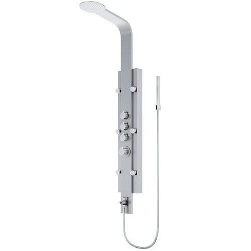 Vigo Shower Massage Panel System with Rain Showerhead plus Hand Shower