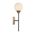 thumbnail image 3 of Trade Winds Retro 1-Light Sconce in English Bronze with Warm Brass, 3 of 4