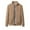 #044-Khaki, variant on Men's Thickened Corduroy Fleece Jacket Stand Collar Zipper Pockets Long Sleeve Casual Outerwear Windbreaker Loose Fit Solid Color Winter Coat for Men and Women