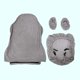 thumbnail image 1 of Fundas para sillas de juegos, fundas para asientos de sillas de oficina con fundas para reposabrazos, asiento elástico y funda trasera para sillón Caqui mayimx funda de asiento, 1 of 9
