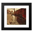 thumbnail image 2 of Jonas Lie 23x20 Black Modern Framed Museum Art Print Titled - Mill-Race (circa 1903), 2 of 5