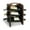 Chocolate, variant on CONSDAN Oak Wine Rack, Wooden Wine Storage Racks, Portable 6 Bottles Wooden Wine Holder, Wine Rack Countertop Freestanding Cabinet, Wine Display Shelf (Natural)