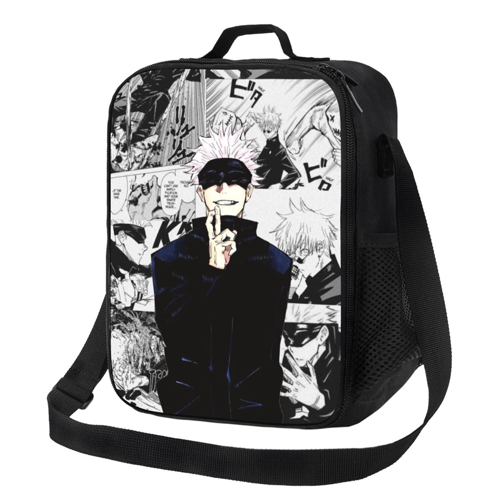 Jujutsu Kaisen Satoru Gojo Lunch Bag Lunch Box Lightweight Durable Lunch Tote Bag Portable Reusable Lunch Box Tote For Work Sport Picnic Camping