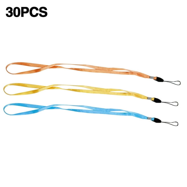 Teléfono móvil, cuello, cordón, correas, identificación, insignia, USB, cuerda colgante, llaves, cadena, tarjetero 30 Piezas Advancent EL5524-00B