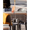 thumbnail image 5 of Fsddascl Farmhouse Brown Grey Outdoor Tablecloth - 54x54 Inch Square Dining Table Cover, Country Vintage Wooden Waterproof Outdoor Table Cloth with Umbrella Hole & Zipper for Picnic/Patio/Party, 5 of 7
