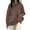 Coffee, variant on Wdgfv Acrylic Pullover Sweater Women Petite Friendly Oversized Knit Pullover Soft Slouchy Winter Sweater for Women Cozy