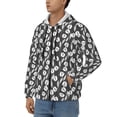 thumbnail image 3 of Kdxio Tulips Flowers Print Men Hoodies Casual Hoodies for Men with Zip Pockets Full Zip Long Sleeve Sweatshirt Sports Hooded Jacket-XX-Large, 3 of 5