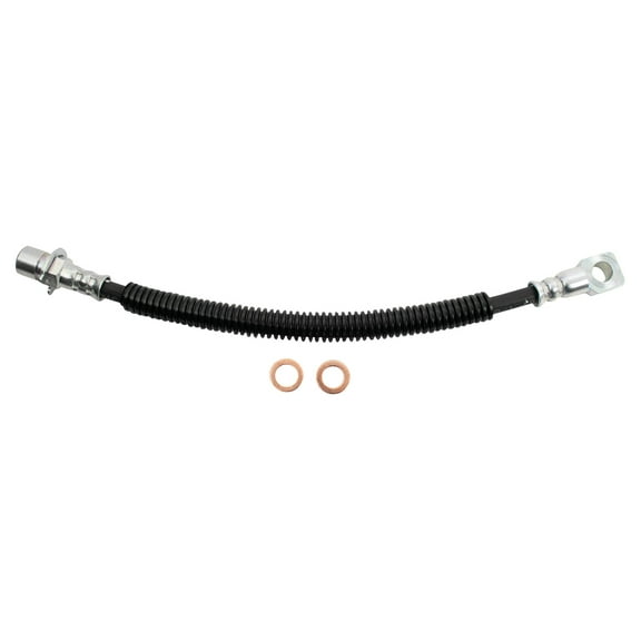 TRQ Front Left , Front Right Brake Hose BLA62087 Fits Select 2000-2000 Isuzu Hombre , 2000-2003 Chevrolet S10 , 2000-2003 GMC Sonoma
