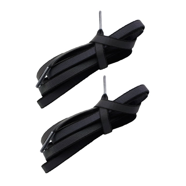 unbranded 2Pares Cordones Reflectantes Negros Con Creativo Para Zapatillas Deportivas Y Correr Seguro