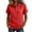 Red, variant on Cotton Linen Button Down Shirts for Women Collared Short Sleeve Work Blouse Trendy Loose Fit Summer Tops with Pocket