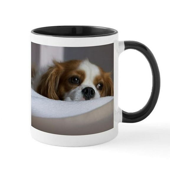 CafePress - Cavalier King Charles Spaniel Mug - 11 oz Ceramic Mug - Novelty Coffee Tea Cup