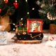 thumbnail image 4 of Regalo de Navidad Papá Noel Caja de Nochebuena Tren Bola de cristal Adornos Muñeco de nieve Mesa Caja de música Decoración, 4 of 5