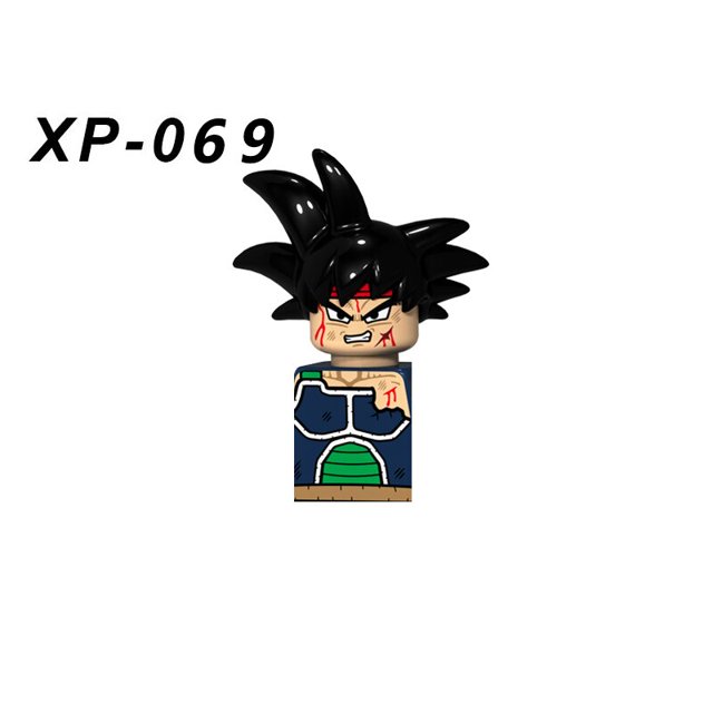 KT1007 KT1009 KT1011 KT1020 KF6142 Dragon Ball Z Goku Vegeta Trunks Kuririn Mini figuras de juguete de acción niños ensamblar muñecas regalos Dengxun unisex