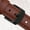 Brick Red, variant on 20mm Flat Thin Elegant Genuine Leather Watch Strap,Quick Release Replacement Watch Band,Brick Red with Silver Buckle