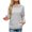 Gray, variant on WREESH Women's Ribbed Knit Hooded Sweatshirt Long Sleeve Casual Drawstring Hoodies with Pockets Black