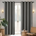 thumbnail image 1 of Cortinas opacas Joydeco Burg, 100% opacas, 132 cm de ancho x 213 cm de largo, 1 of 9